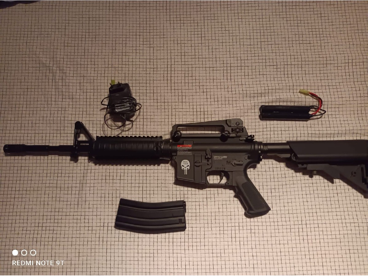 Fusil M4 G&G Negro de airsoft