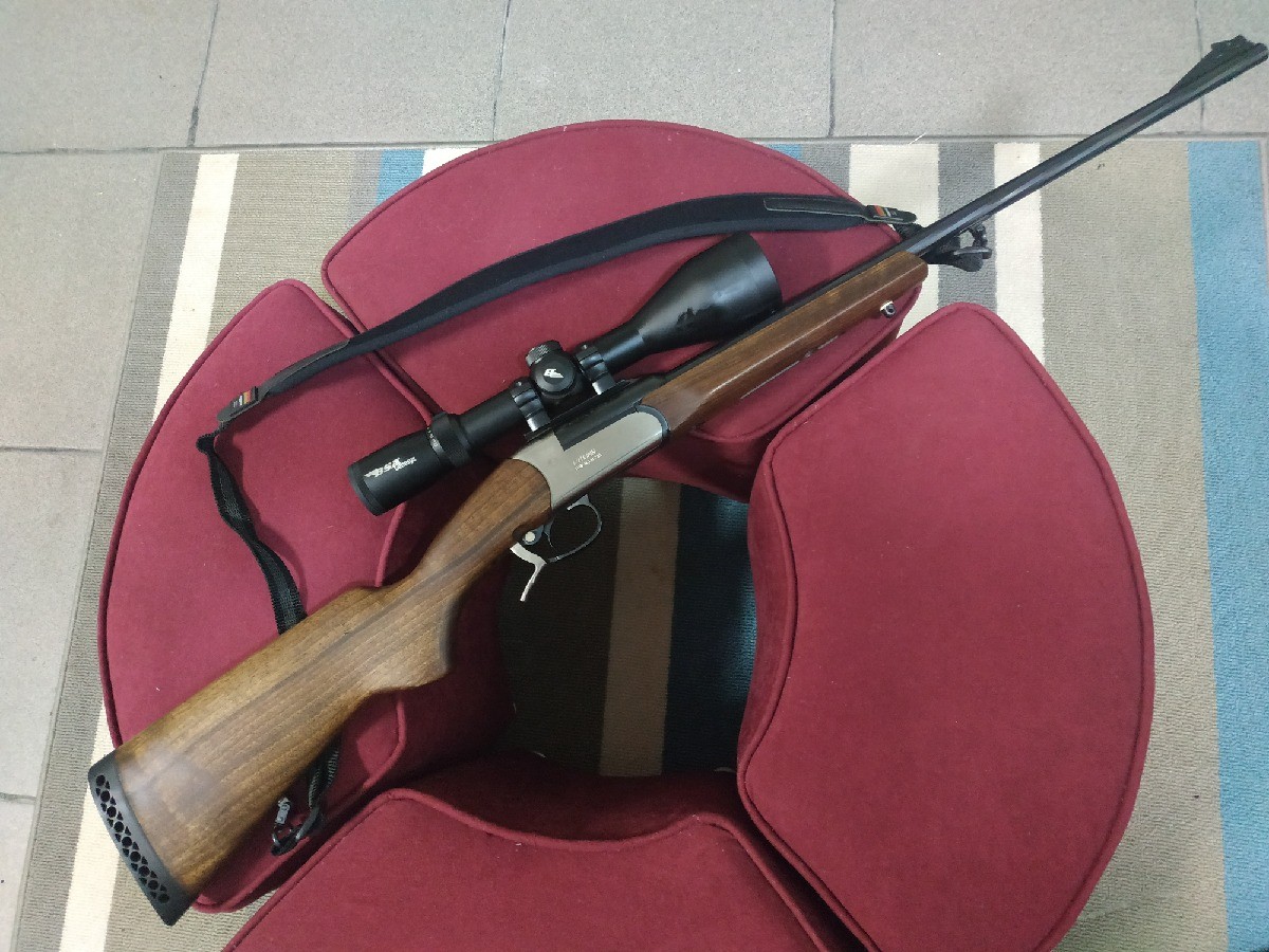 Rifle monotiro Remington con visor