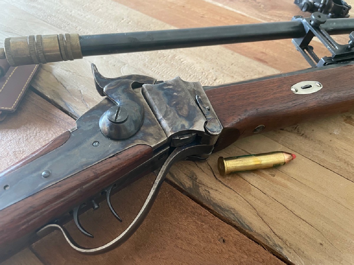 Rifle monotiro Sharps .45/70 con visor Pedersoli