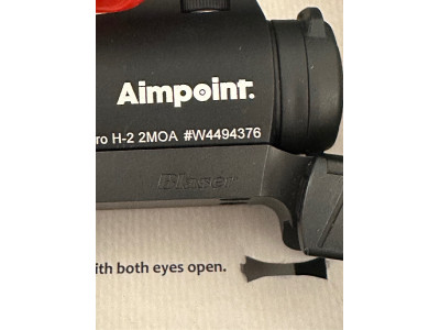 Aimpoint H2 2MOA BLASER