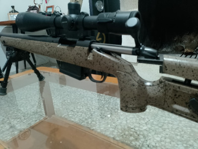Bergara HMR zurdos con visor Vortex