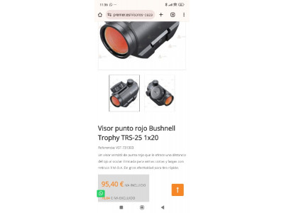Bushnell trophy trs 25 1x20