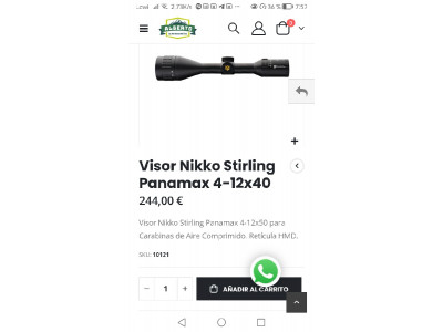 Carabina Diana 48  aire comprimido cal 4.5
