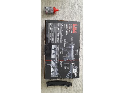 Carabina co2 mp5k, calibre 4,5 BB