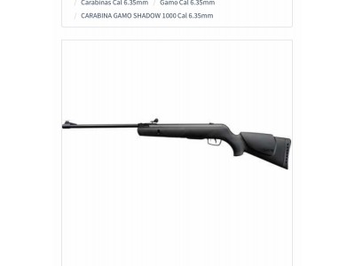 Carabina de aire comprimido Gamo Shadow 1000 con visor