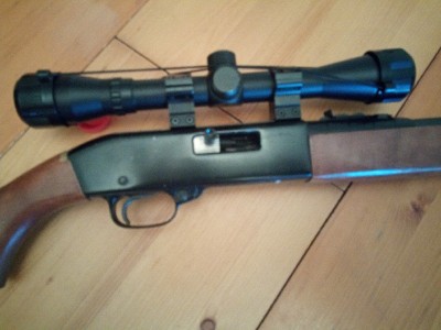 Winchester semiautomático + visor Konus 4x32