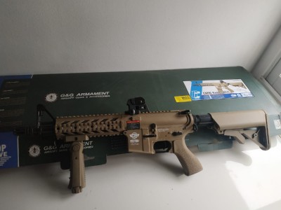 Réplica de airsoft CM 16 Raider Combo TAN