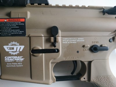 Réplica de airsoft CM 16 Raider Combo TAN