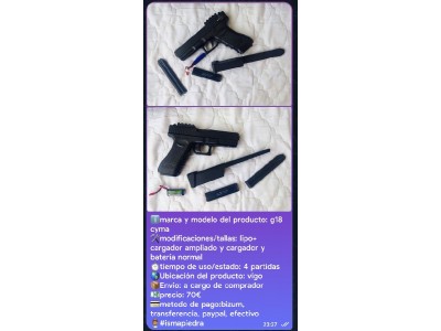 Pistola CYMA G18