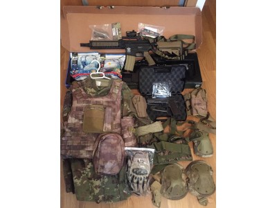 Equipamiento completo airsoft