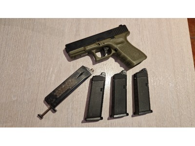 Equipo airsoft m4 a1 ics sport line y glock 23.