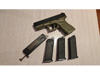 Equipo airsoft m4 a1 ics sport line y glock 23.
