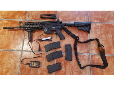 Equipo airsoft dos armas