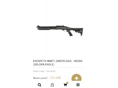 Escopeta M8871 Green Gas (Golden Eagle)