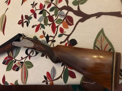 Escopeta paralela AMR de calibre 20 hecha  a mano