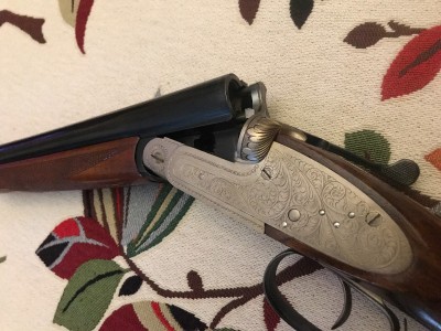 Escopeta paralela AMR de calibre 20 hecha a mano