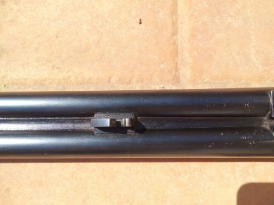 Escopeta paralela de caza calibre 20 y dos gatillos