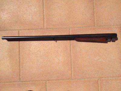 Escopeta paralela de caza calibre 20 y dos gatillos