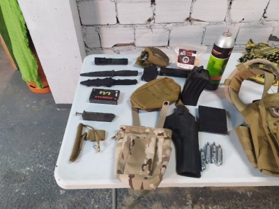 Lote de airsoft con Réplicas