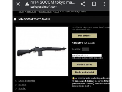 M14 edición especial SOCOM de TOKYO MARUI