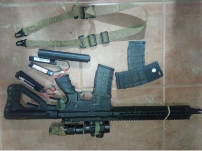 M4 G&G CM16 SRXL con accesorios