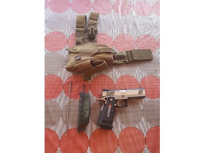 Tokyo Marui HI-CAPA 43 OPS aTactical 45 Dual Stainles