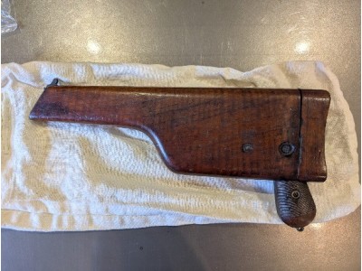 Mauser C96 7.63 Mauser con culatÃn y 2 peines originales