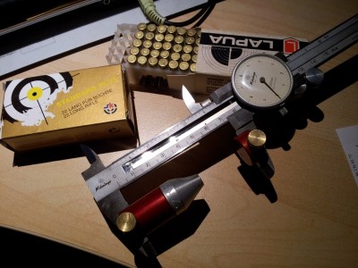 Medidor de culotes del 22 lr y filtros VF