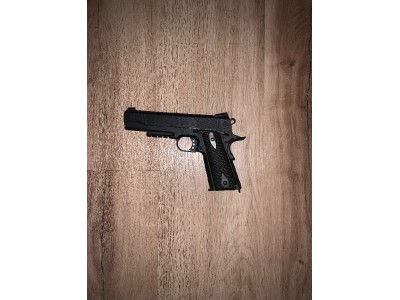 Pistola de airsoft Colt 1911 Rail Gun Full Metal