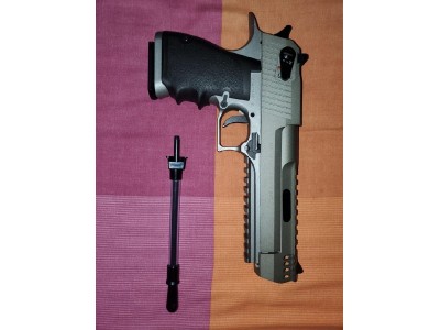 Pistola Desert Eagle 50AE L6 RIS CO2 Plata