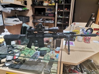 REPLICA AEG M4 KRYTAC TRIDENT MK2 SPR NEGRA