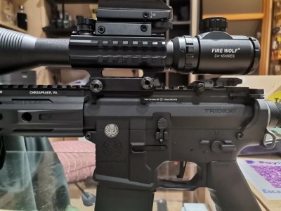 REPLICA AEG M4 KRYTAC TRIDENT MK2 SPR NEGRA