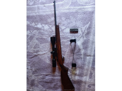 Rifle calibre .22 con mira 3-9×50
