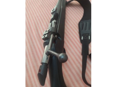 Rifle Haenel 7x64 con monturas completas apel y visor