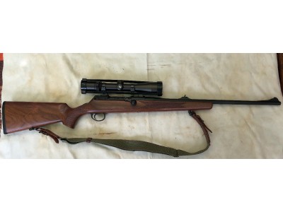 Rifle de cerrojo Mauser 30.06 con monturas y visor