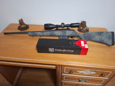 Rifle moderno Bergara 6.5 PRC solo 4 disparos