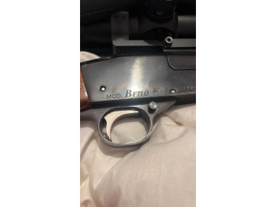 Rifle BRNO mono tiro 243 en perfecto estado