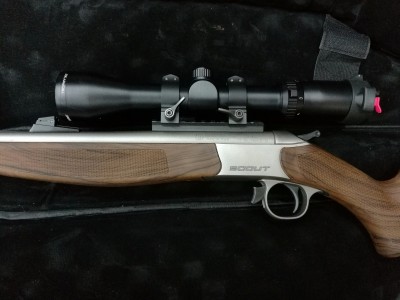 Rifle monotiro Bergara Scout inoxidable con visor Bushnell XLT