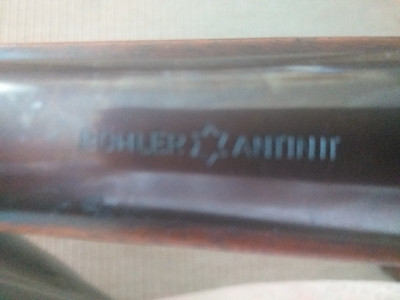 Rifle original WILHEM BRENNEKE. Cañón BHOLER ANTINIT