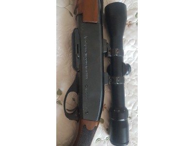 Rifle Remington 750 con visor banner  y monturas apel