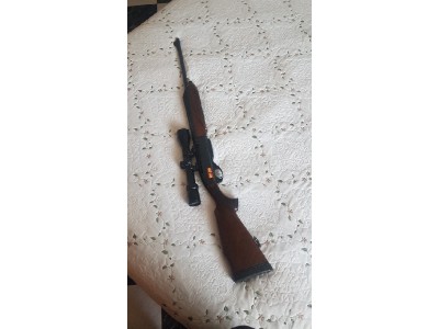 Rifle remington 750 con visor banner  y monturas s apeñRifle Remington 750 con visor banner  y monturas apel