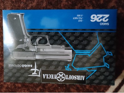 Pistola airsoft Gas Saigo 226