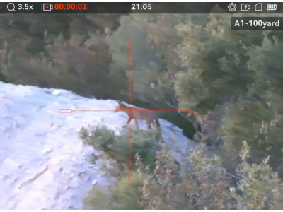 Savage 110 con visor Hikmicro alpex a 50