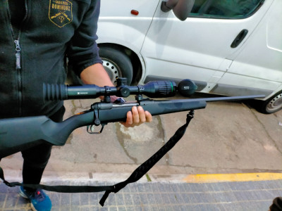 Savage 110 con visor Hikmicro alpex a 50