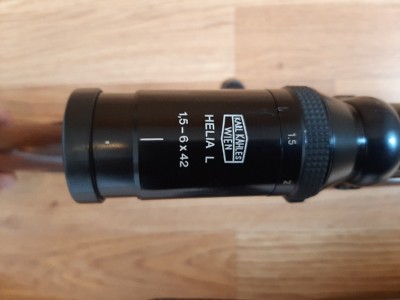 Steyr Mannlicher para zurdos con visor Khales