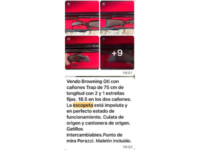 Escopeta Superpuesta Browning GTI