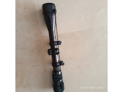 Visor SHIN-HAN 3X-9X, 40 Waterproof con Funda RÃgida de Cuero