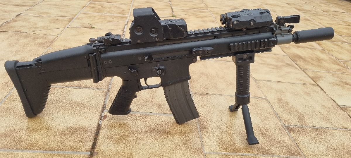 G&G FN SCAR CQC Black AEG Metal