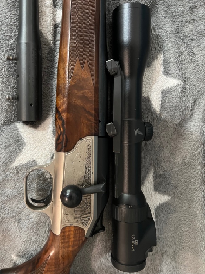 Blaser R7 con dos cañones