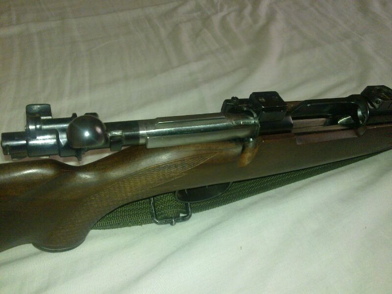 Mauser con doble gatillo + mira Hakko 3x9x40